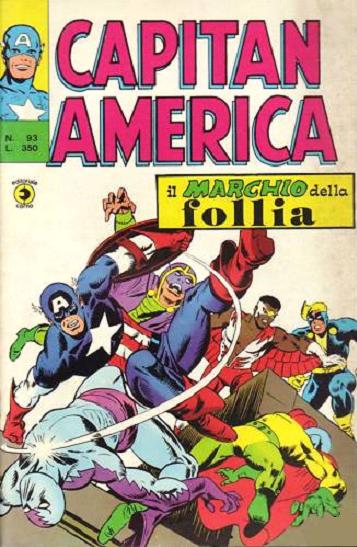 Fumetto Capitan America -  1976