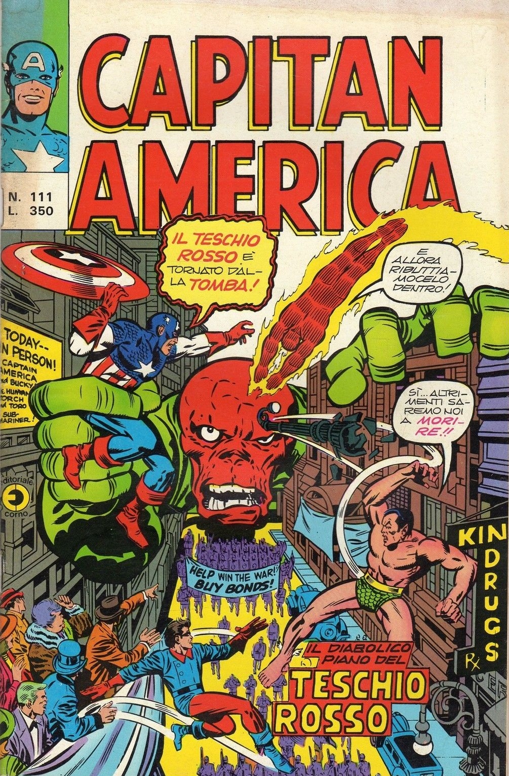 Fumetto Capitan America -  1977
