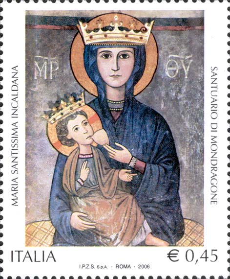 Francobollo Maria Santissima Incaldana -  2006