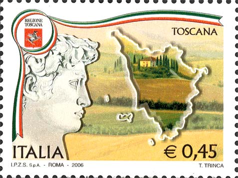 Francobollo Toscana -  2006