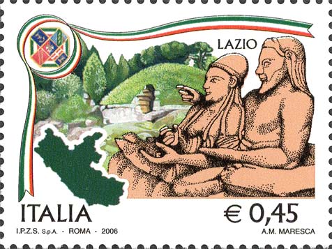 Francobollo Lazio -  2006