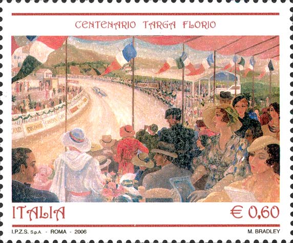 Francobollo Dipinto di Margaret Bradley -  2006