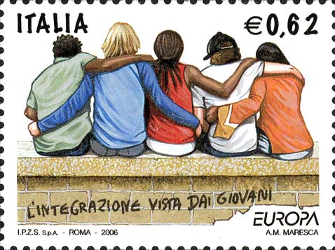Francobollo Ragazzi di Diverse Razze -  2006