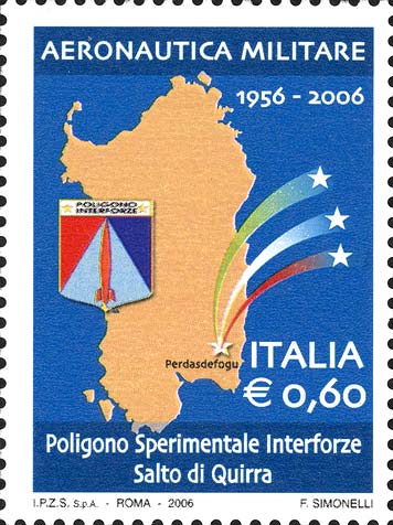 Francobollo Sardegna e Stemma del Poligono -  2006