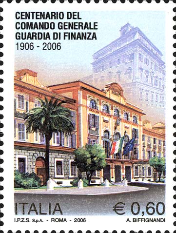 Francobollo Comando generale della guardia di finanza -  2006