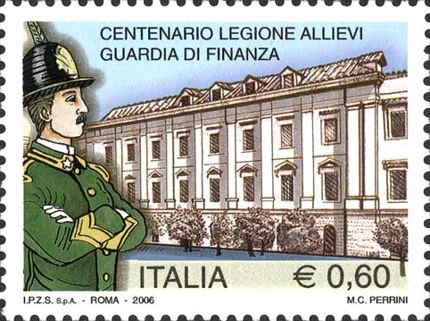 Francobollo Legione Allievi della Guardia di Finanza -  2006