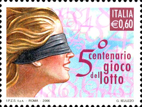 Francobollo Donna Bendata -  2006