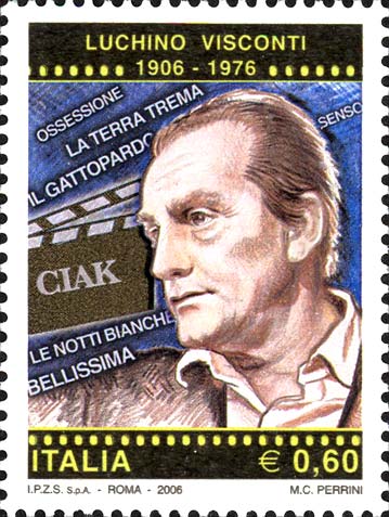 Francobollo Ritratto di Luchino Visconti -  2006