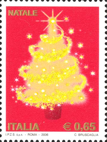 Francobollo Albero di Natale -  2006
