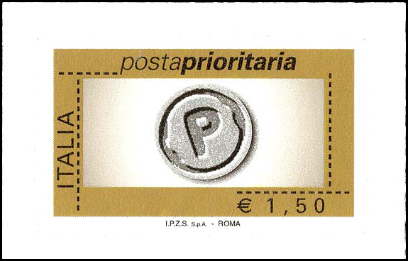 Francobollo Impronta della Lettera P -  2007