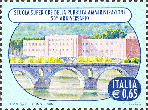 Francobollo Scuola Superiore della Pubblica Amministrazione -  2007