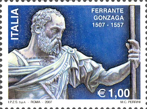Francobollo Statua di Ferrante Gonzaga -  2007