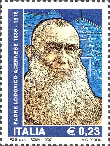 Francobollo Ritratto di Padre Lodovico Acernese -  2007