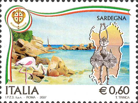 Francobollo Sardegna -  2007