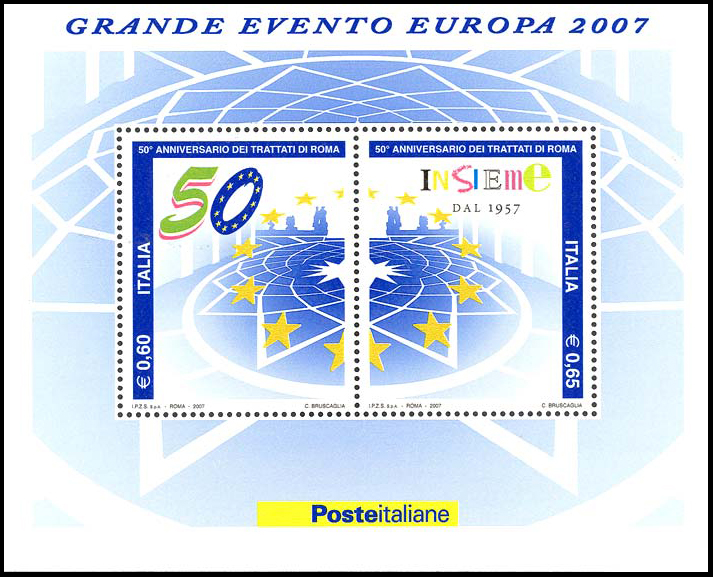 Francobollo Pavimento del Palazzo del Campidoglio -  2007