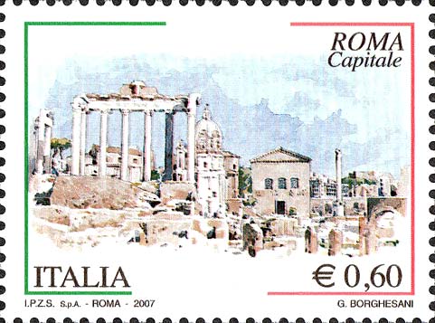 Francobollo Foro Romano -  2007