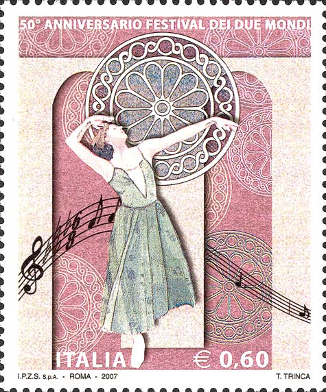 Francobollo Danzatrice -  2007