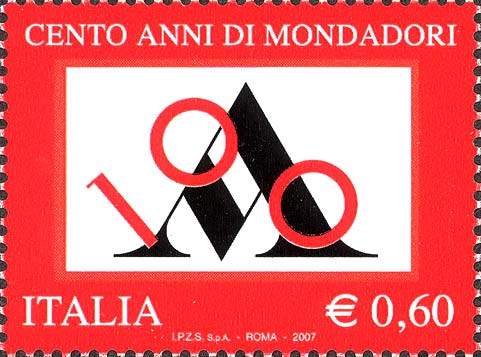 Francobollo Logo della Mondadori -  2007