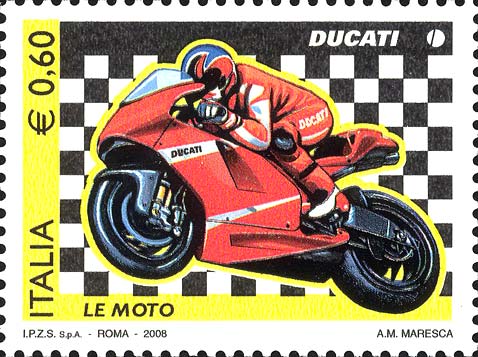 Francobollo Ducati Desmosedici Gp7 -  2008