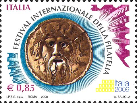 Francobollo Bocca della Verità -  2008