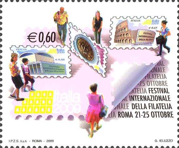 Francobollo Persone e Francobolli Dedicati a Italia 2009 -  2009