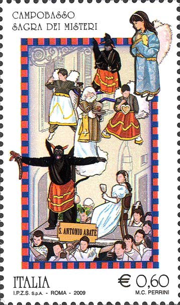 Francobollo Sagra dei Misteri -  2009