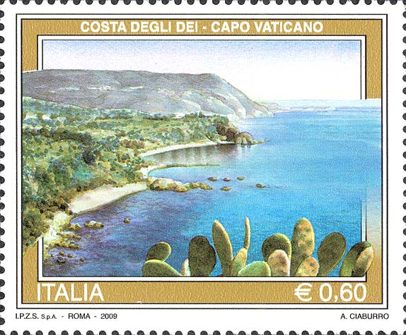 Francobollo Costa degli Dei - Capo Vaticano -  2009