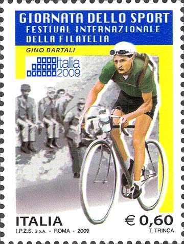 Francobollo Gino Bartali -  2009