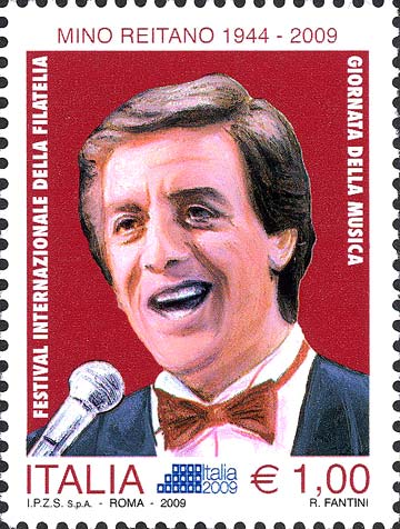 Francobollo Mino Reitano -  2009