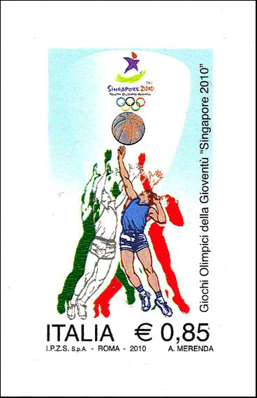 Francobollo Giochi Olimpici della Gioventù Singapore 2010 -  2010