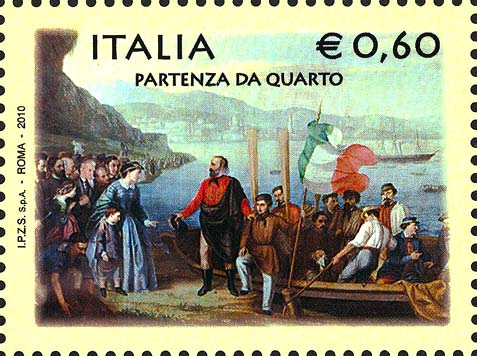 Francobollo Partenza da Quarto -  2010