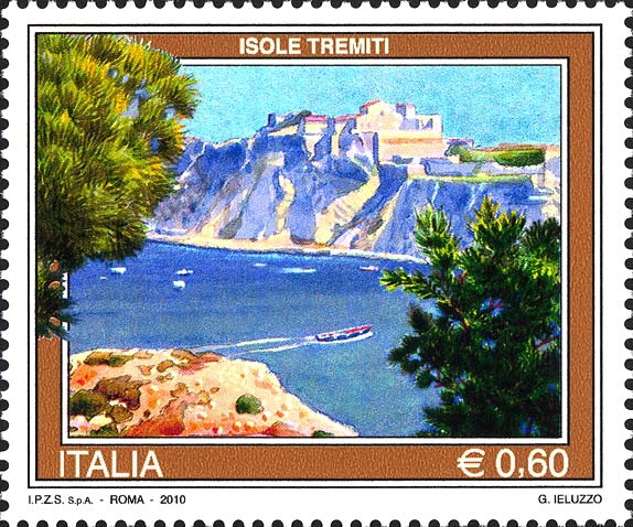 Francobollo Isole Tremiti -  2010