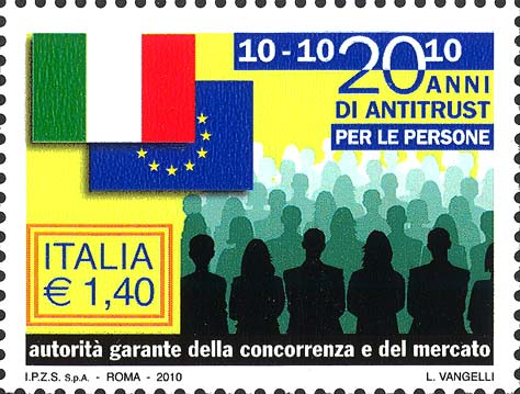 Francobollo Sagome di Persone -  2010