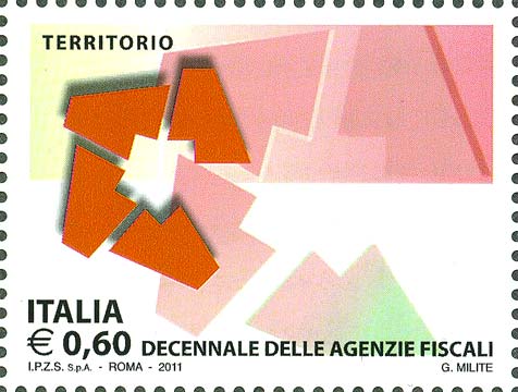 Francobollo Agenzia del Territorio -  2011