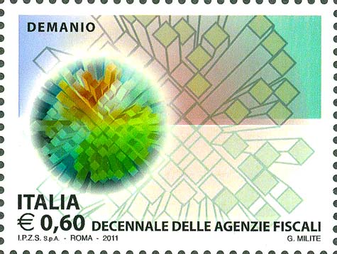 Francobollo Agenzia del Demanio -  2011
