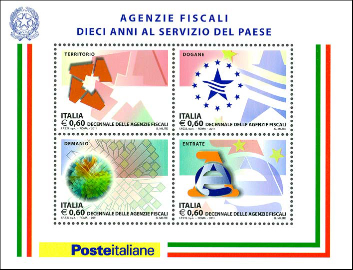 Francobollo Agenzie Fiscali -  2011