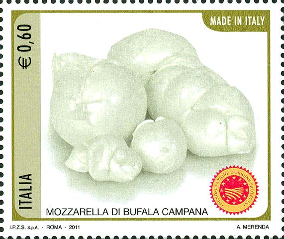 Francobollo Mozzarella di Bufala Campana -  2011