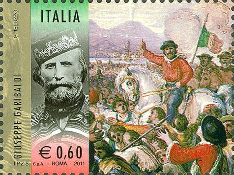 Francobollo Giuseppe Garibaldi -  2011