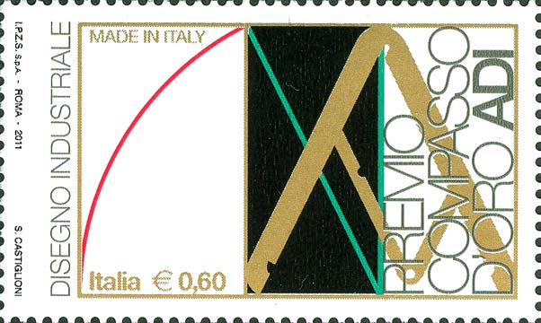 Francobollo Logo dell'ADI -  2011