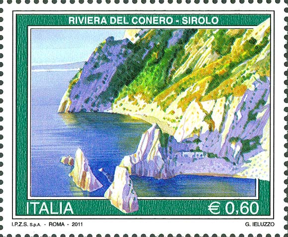 Francobollo Riviera del Conero - Sirolo -  2011