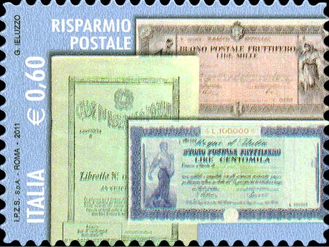 Francobollo Libretto Postale e Buoni Postali -  2011
