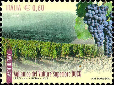 Francobollo Aglianico del Vulture Superiore -  2012