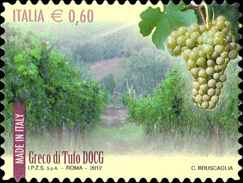 Francobollo Greco di Tufo -  2012