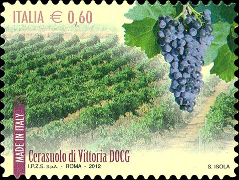 Francobollo Cerasuolo di Vittoria -  2012