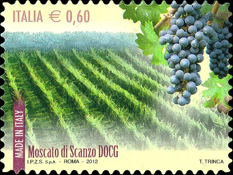 Francobollo Moscato di Scanzo -  2012