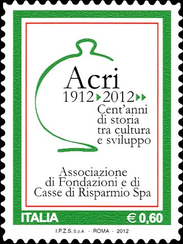 Francobollo Logo dell'Acri -  2012
