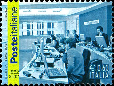 Francobollo Moderno ufficio postale (Uffici) -  2012