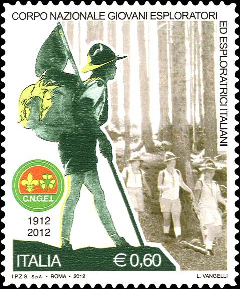 Francobollo Esploratori -  2012