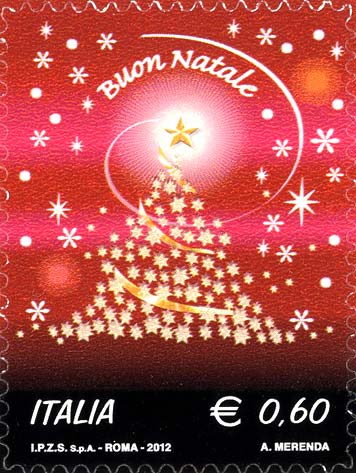 Francobollo Albero di Natale -  2012