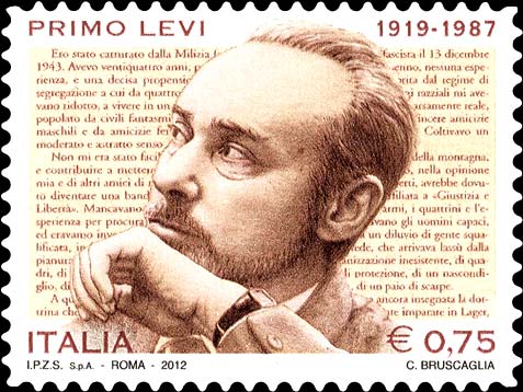 Francobollo Ritratto di Primo Levi -  2012